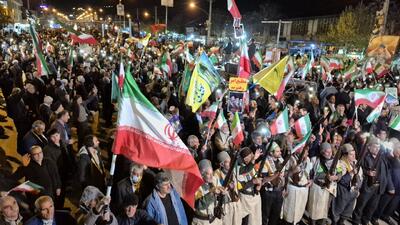  طنین شعار «حیدر حیدر» در شب پنجاه و دوم تجمع یاسوج
