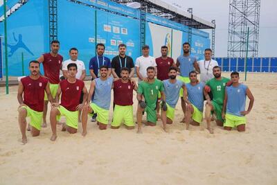  تمرین رسمی تیم ملی فوتبال ساحلی ایران در سانیا
