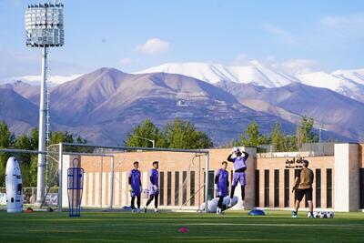  برگزاری دومین تمرین تیم ملی فوتبال در تهران