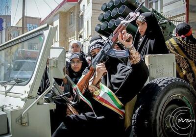  شیر زنان مریانج؛ از رژه حماسی تا اطعام رزمندگان در جنگ تحمیلی سوم - تسنیم