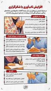  افزایش تاب آوری با شکرگزاری