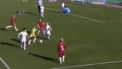  ظهور یک ستاره؛ تکنیک ناب گلر خردسال