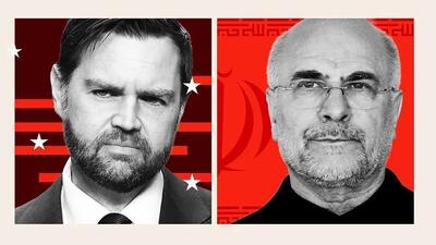  تصویری از دست دادن قالیباف و ونس!؛ ماجرا چیست؟