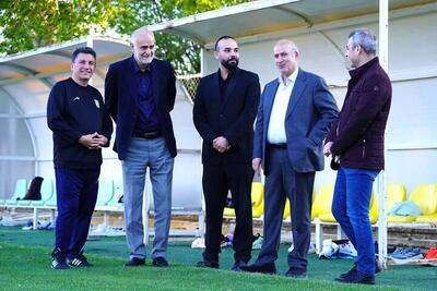  رئیس فدراسیون فوتبال ناظر سومین جلسه تمرین تیم ملی