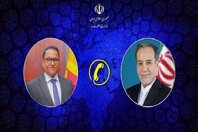  گفتگوی تلفنی وزرای امور خارجه جمهوری اسلامی ایران و سریلانکا