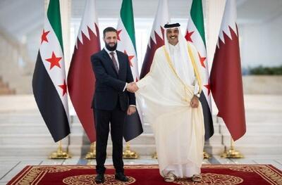  الجولانی با امیر قطر در دوحه دیدار کرد
