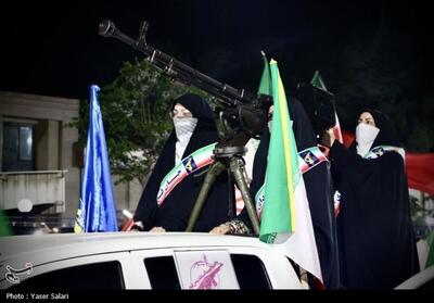  شکوه حضور شیرزنان در رزمایش بانوان کاشانی فیلم - تسنیم