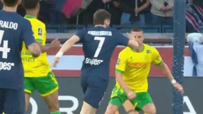  دریبل تماشایی کوارا گل سوم پاری سن ژرمن به نانت