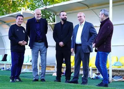  برگزاری تمرین تیم ملی با حضور مهمانان ویژه