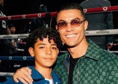  بازی کنار فرزند: رویای کریستیانو محقق می‌شود