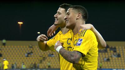  گل پنجم النصر عربستان به الاهلی قطر توسط الحمدان