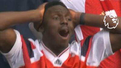  واکنش‌ هواداران هنگام اتفاقات دیدار سیتی - آرسنال