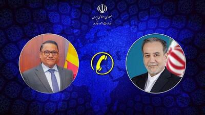  گفت‌وگوی وزیران امور خارجه ایران و سریلانکا