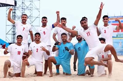  جشنواره گل ایران مقابل امارات در ساحل سانیا!