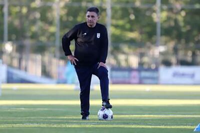  پا به توپ شدن قلعه‌نویی در تمرین تیم ملی