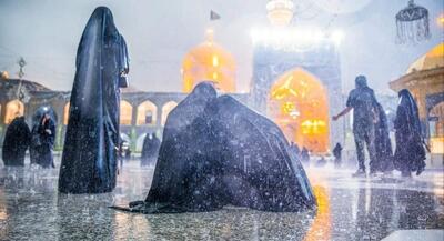  تصاویر بارش شدید تگرگ در حرم امام رضا(ع) | جهان نیوز