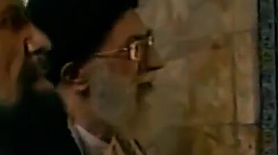  تصاویر حضور رهبر انقلاب در سعدیه شیراز