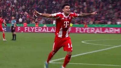  گل دوم بایرن مونیخ با بایرلورکوزن توسط دیاز