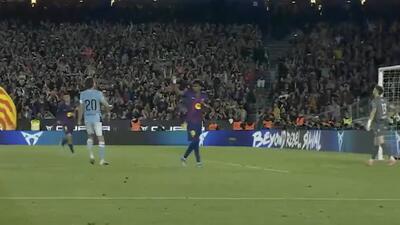  گل اول بارسلونا به سلتاویگو توسط یامال