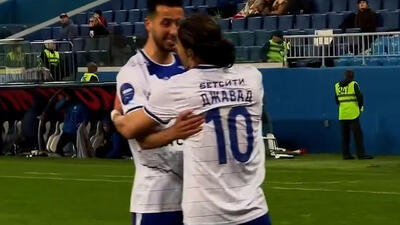  گلزنی حسین‌نژاد مقابل آکرون در لیگ برتر روسیه