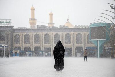  کربلای بارانی (عکس)