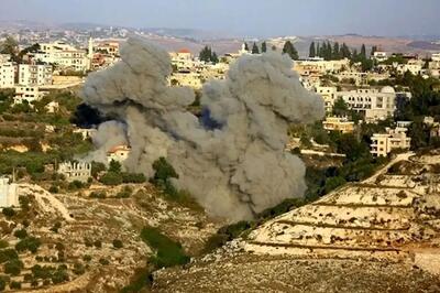  تازه‌ترین عکس از حمله امروز اسرائیل به لبنان