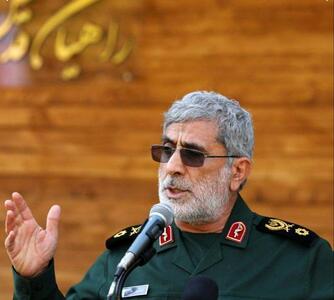  سردار قاآنی پیام داد