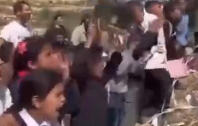  اعتراض کودکان فلسطینی به محرومیت از تحصیل