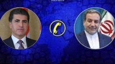 گفتگوی رئیس منطقه کردستان عراق با عراقچی