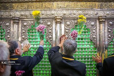  غبارروبی حرم مطهر حضرت عبدالعظیم الحسنی (ع)