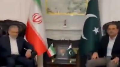  تصاویر ملاقات عراقچی با عاصم منیر