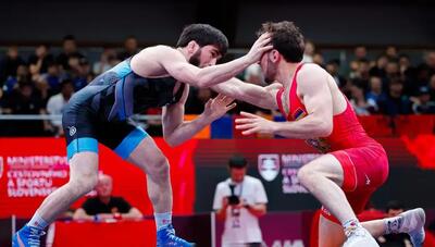  آذربایجان قهرمان کشتی آزاد اروپا شد؛ حذف روسیه از جدول تیمی