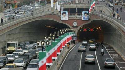  انسداد شبانه هر دو باند تونل توحید به‌مدت ۵ ساعت