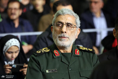  سردار قاآنی: جبهه مقاومت قوی‌تر و منسجم‌تر از هر روز دیگری است