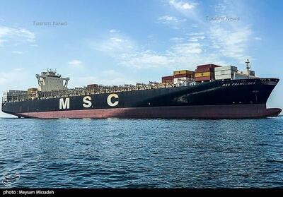  دو کشتی کانتینری غول‌پیکر تحت کنترل سپاه پاسداران هستند + عکس