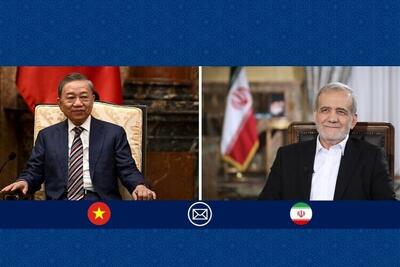  پزشکیان: آماده ارتقای سطح روابط با ویتنام هستیم