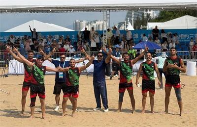  پیروزی تیم ملی کبدی ساحلی ایران مقابل سوریه در دیدار معوقه