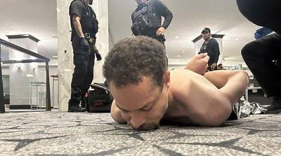  دو ویدیو از لحظات دستگیری عامل تیراندازی به ترامپ