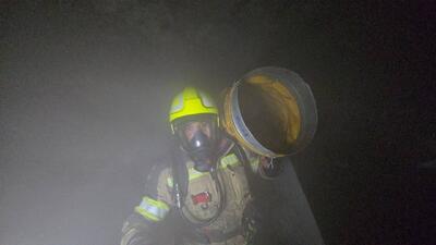  حریق ساختمان تجاری - اداری در خیابان انقلاب مهار شد