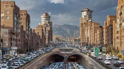  جزئیات ترافیک صبحگاهی در برخی از معابر و بزرگراه‌های تهران