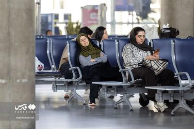  تصاویری از حال و هوای فرودگاه امام پس از بازگشایی