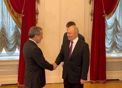  نخستین تصویر از دیدار امروزِ عراقچی و پوتین