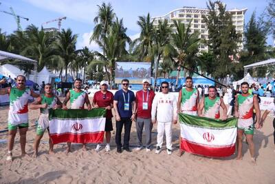  بازی های آسیایی ساحلی سانیا/ کبدی ایران بر بام آسیا ایستاد