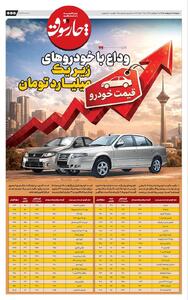  وداع با خودروهای زیر یک میلیارد تومان