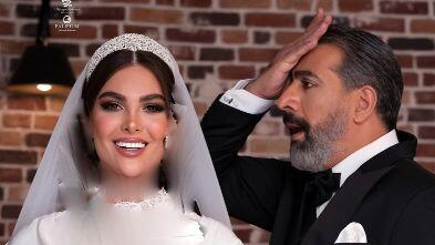  فیلم / آشنایی عاشقانه محمد نادری با الناز خانم عروس زیبایش : دختر همسایمون بود شبای تابستون میومد / دوست داشتم شهرام شب پره تو عروسیم  باشه