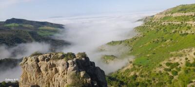  تصویری از مرز مشترک خراسان شمالی و گلستان