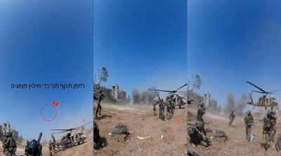  ویدیوی دیدنی سرباز اسرائیل از لحظه حمله حزب الله