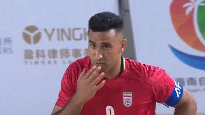  گل اول ایران به فلسطین توسط مختاری