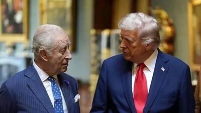  زورآزمایی ترامپ با پادشاه انگلیس سوژه شد!