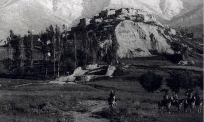  سفر زمان؛ منظرۀ تماشایی یک روستا در خراسان در زمان قاجار (عکس)